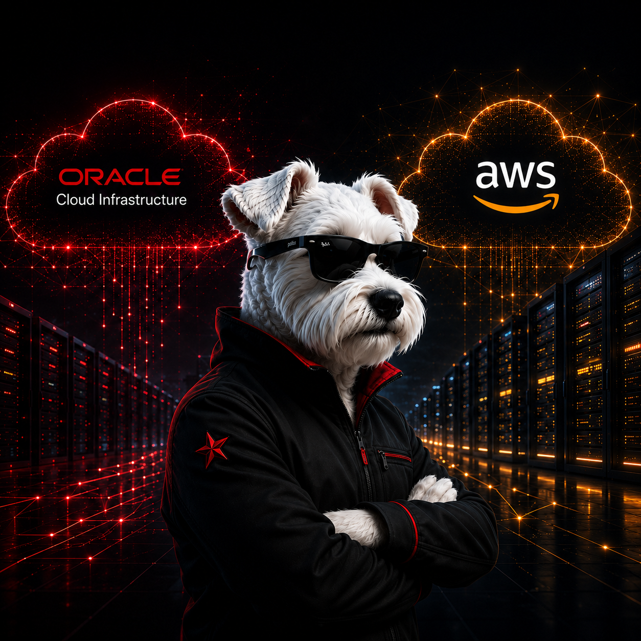 Arquitectura multicloud Oracle Cloud Infrastructure y Amazon Web Services